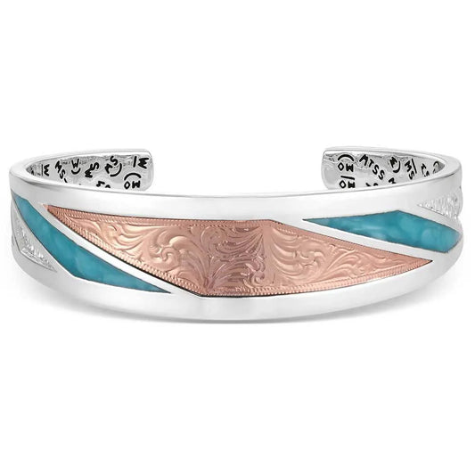 Montana Silversmiths Tulsa Time Cuff Bracelet
