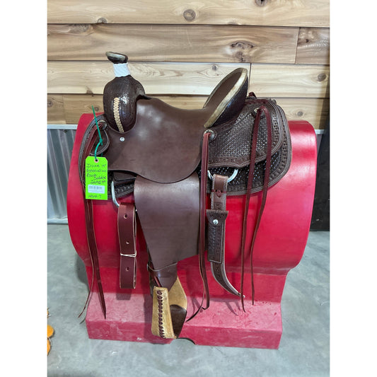 Irvine 14" Association Ranch Saddle-Chocolate