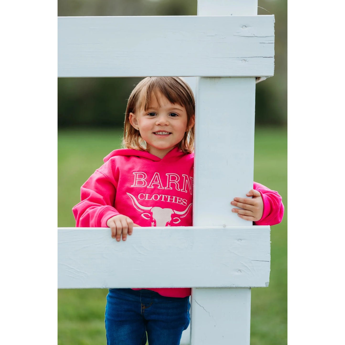 Barn Clothes Kid's Hoodie - Hot Pink