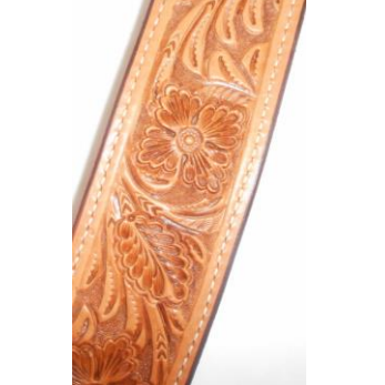 Irvine Adams Floral Pulling Breast Collar - Dark Oil