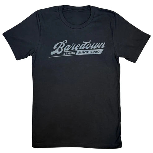 Baredown Brand Unisex Hauler Tee Shirt - Black