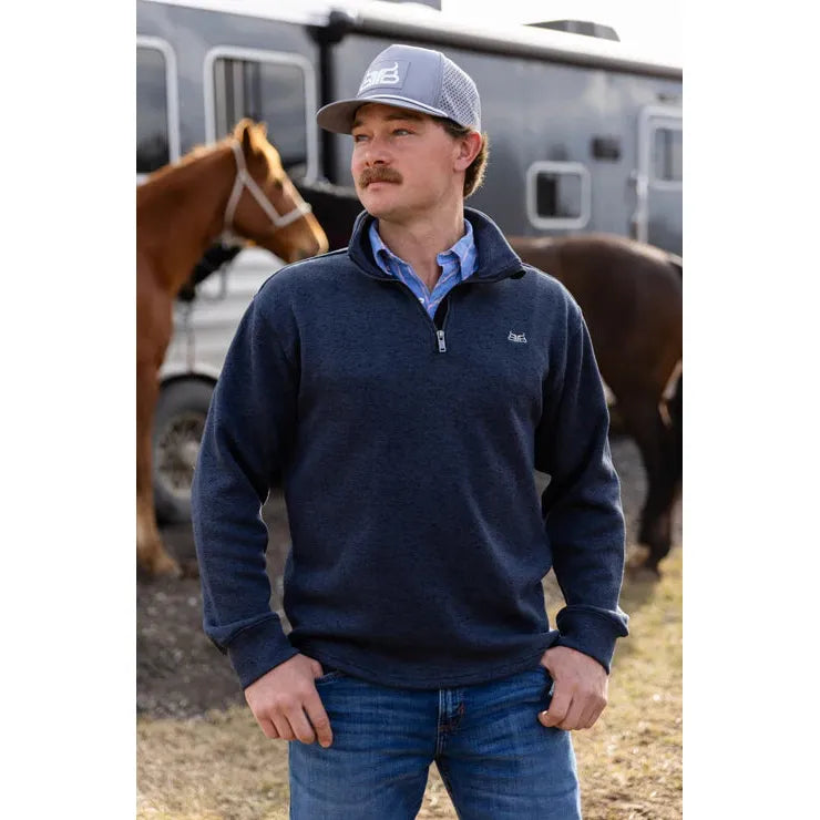 Baredown Brand Men's Peak Long Sleeve 1 4 Zip Pullover