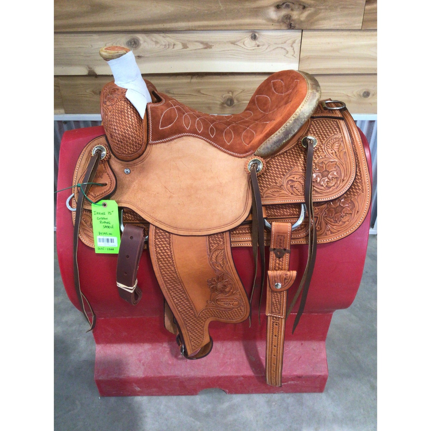 Irvine 15" Custom Roping Saddle