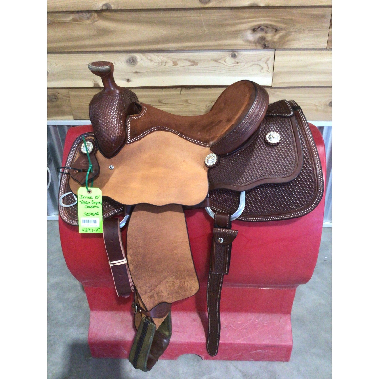 Irvine 15" Team Roping Saddle