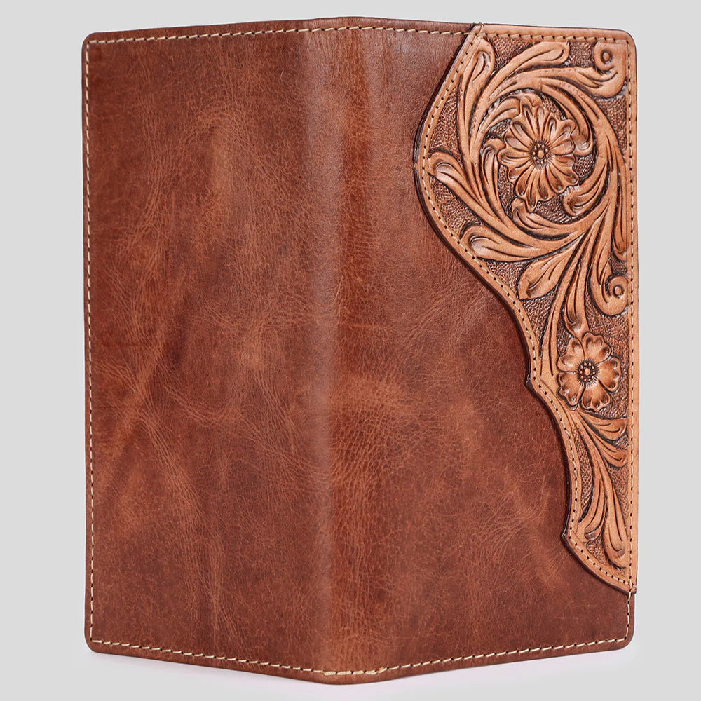 Bar H Western Leather Bifold Wallet