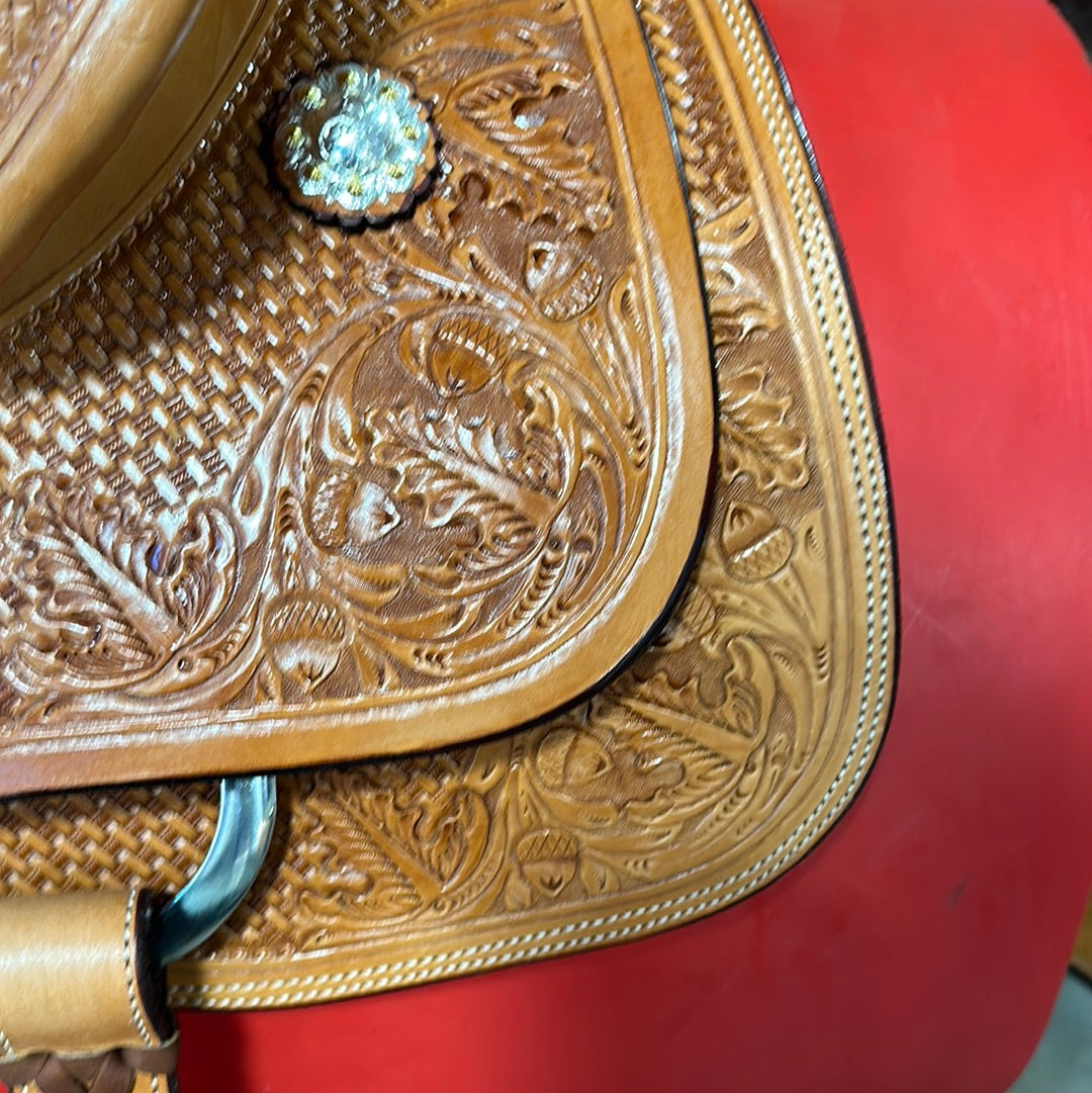 Irvine 15" OY Team Roping  Saddle