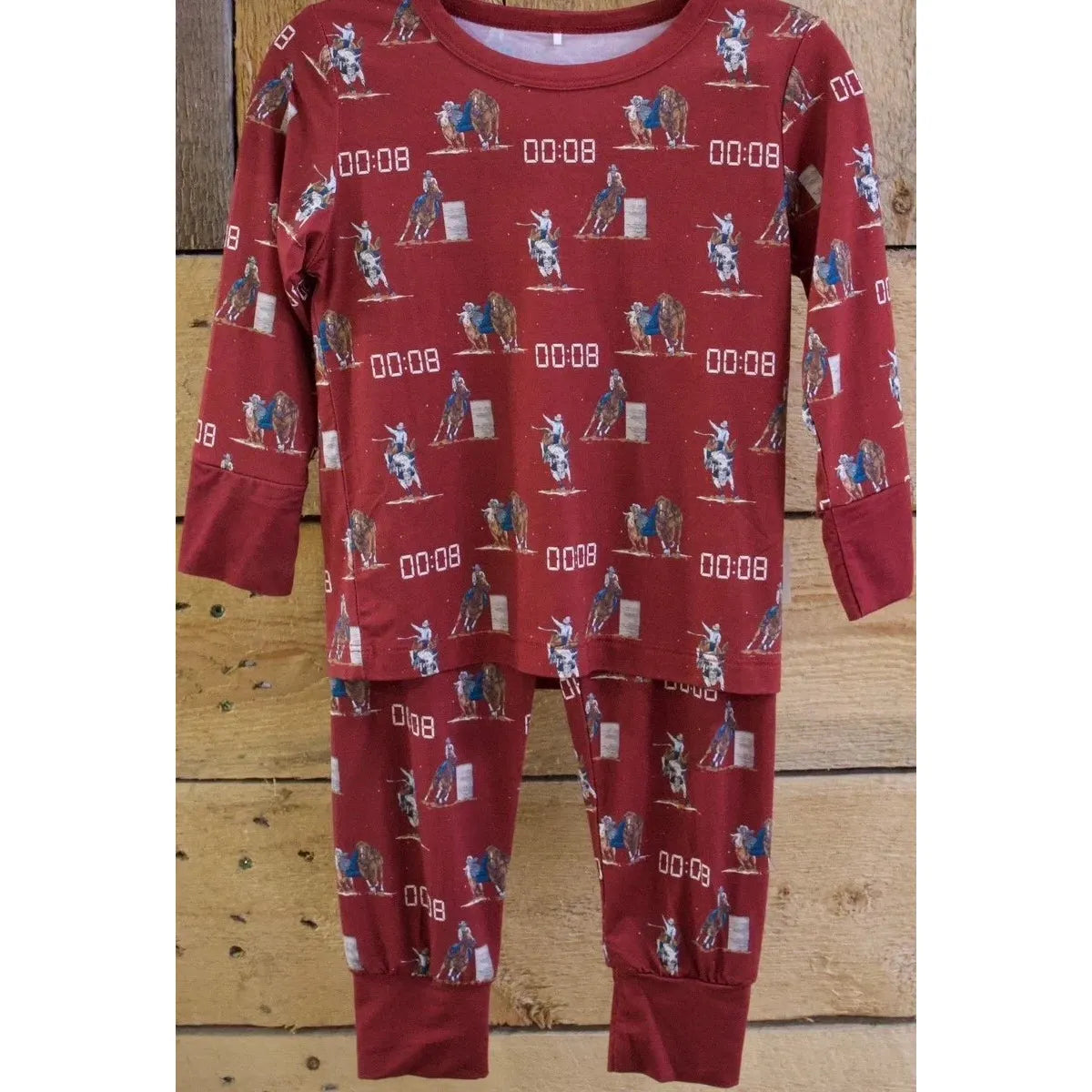 Boots & Bows Rodeo Nights Toddler Sleep Set- Brown
