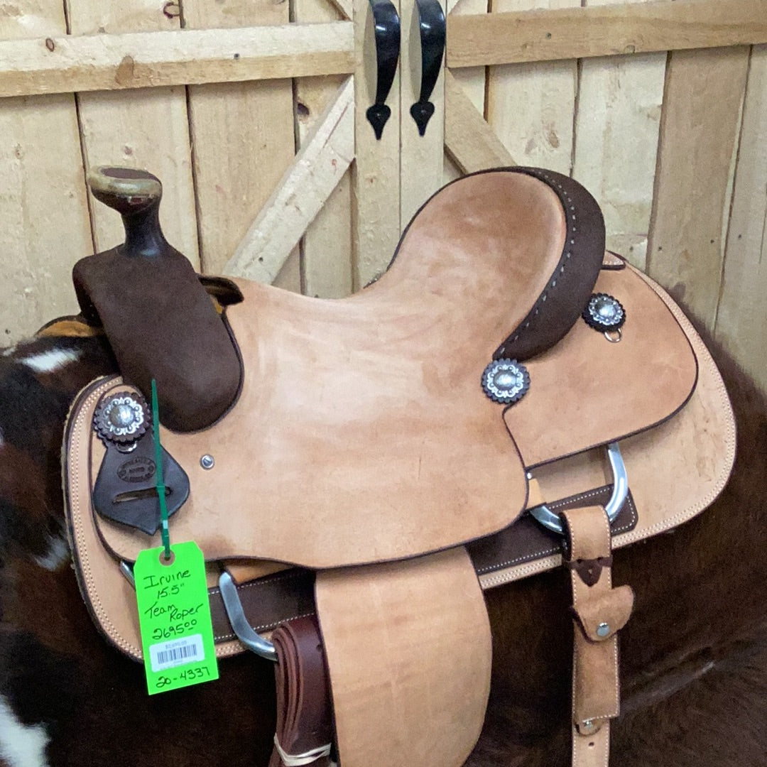 Irvine 15.5" Team Roping Saddle