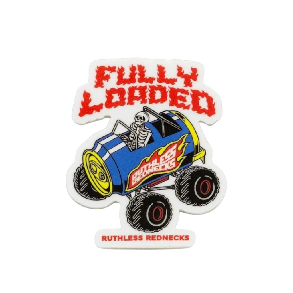 Ruthless Rednecks Booze Cruiser Sticker