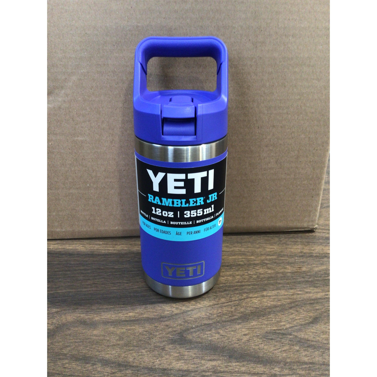 Yeti Rambler Junior 354ml Kids Water Bottle with Matched Straw Cap- Ultramarine Violet