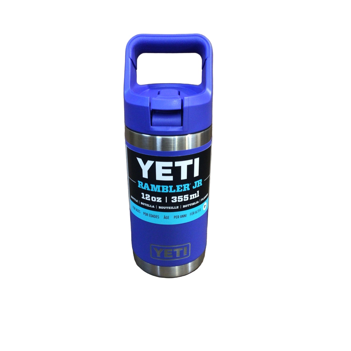 Yeti Rambler Junior 354ml Kids Water Bottle with Matched Straw Cap- Ultramarine Violet
