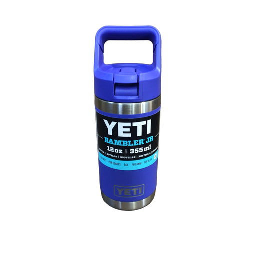 Yeti Rambler Junior 354ml Kids Water Bottle with Matched Straw Cap- Ultramarine Violet