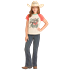 Rock & Roll Girl's Let's Get Graphic Short Sleeve Tee Shirt - Natural