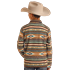 Rock & Roll Boy's Printed Berber Stripe Pullover - Tan