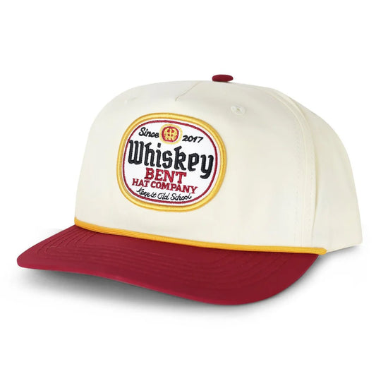 Whiskey Bent Hat Co Black Label 2.0 Cap - Cream/Red - Irvine Tack & Western Wear