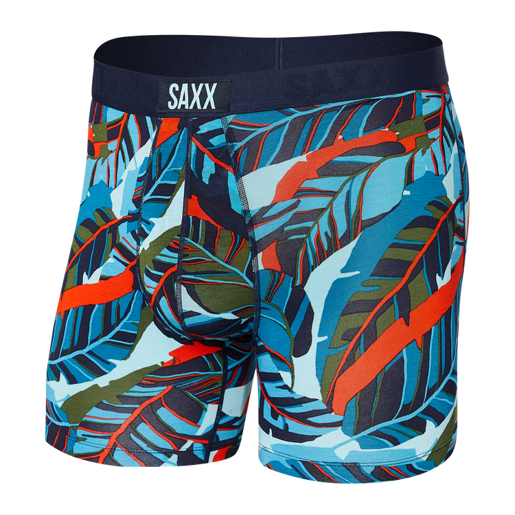 Saxx Men's Vibe Super Soft Boxer Briefs - Patterns