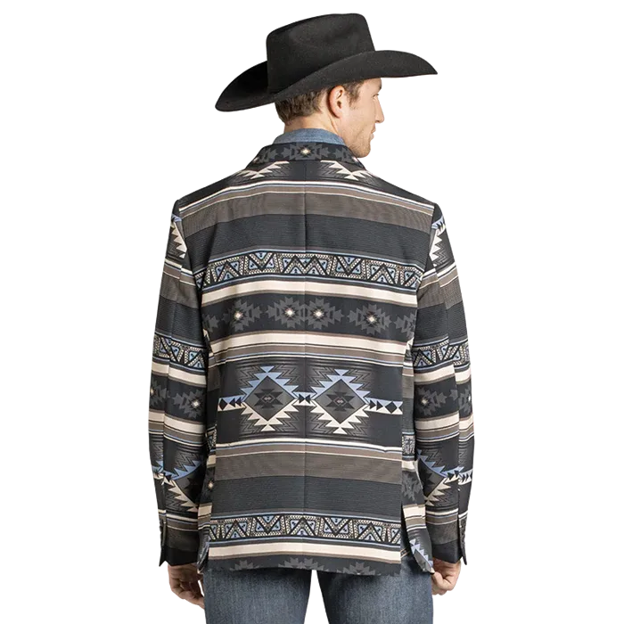 Rock & Roll Men's Cowboy Sport Coat - Black