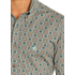 Rock & Roll Men's RR Woven Long Sleeve Western Shirt- Teal