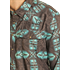 Rock & Roll Men's 2 Pocket Trek Long Sleeve Snap Shirt - Teal