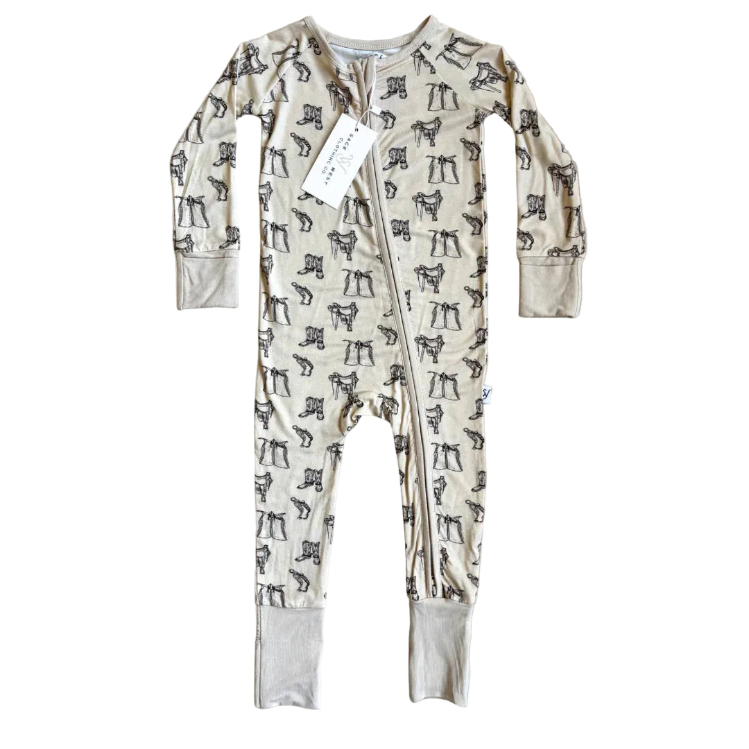 Sage West Infants Tack Room Sleepwear - Cream