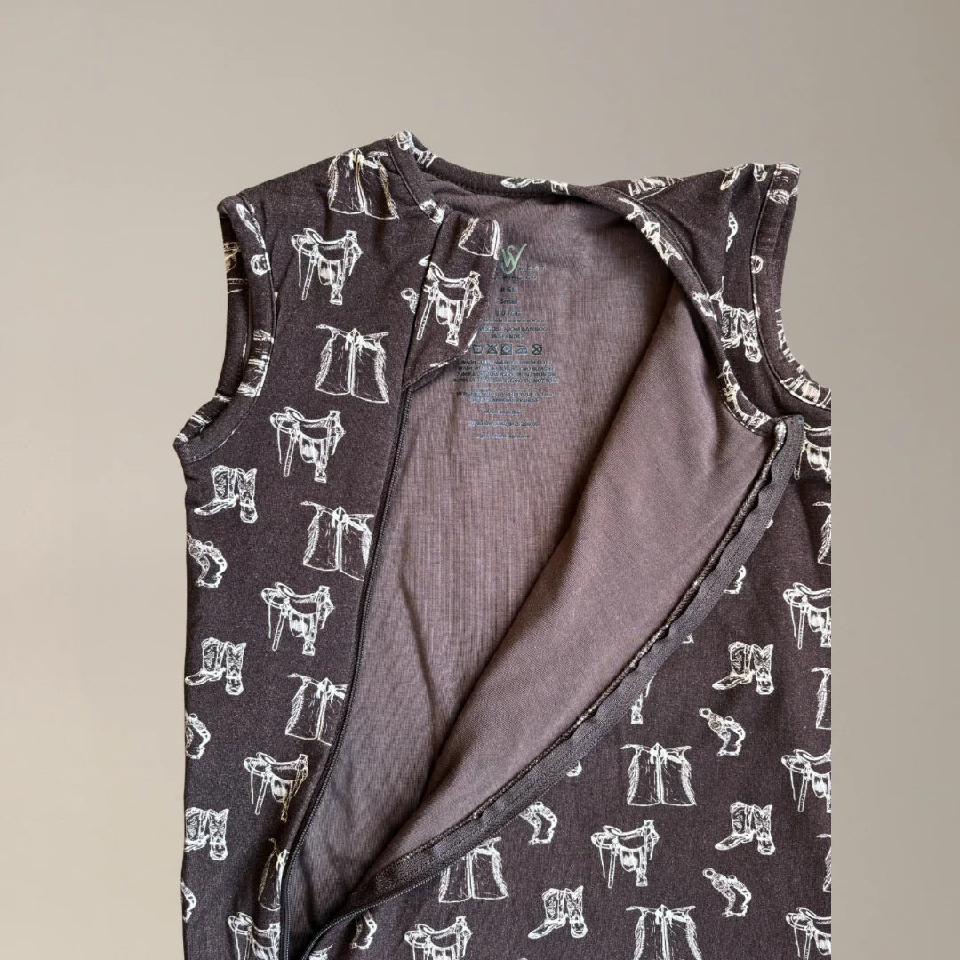 Sage West Infants Tack Room Sleepsack - Cocoa