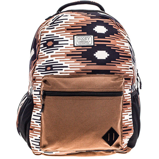 Hooey Recess Saddle Blanket Pattern Backpack- Brown/ Black