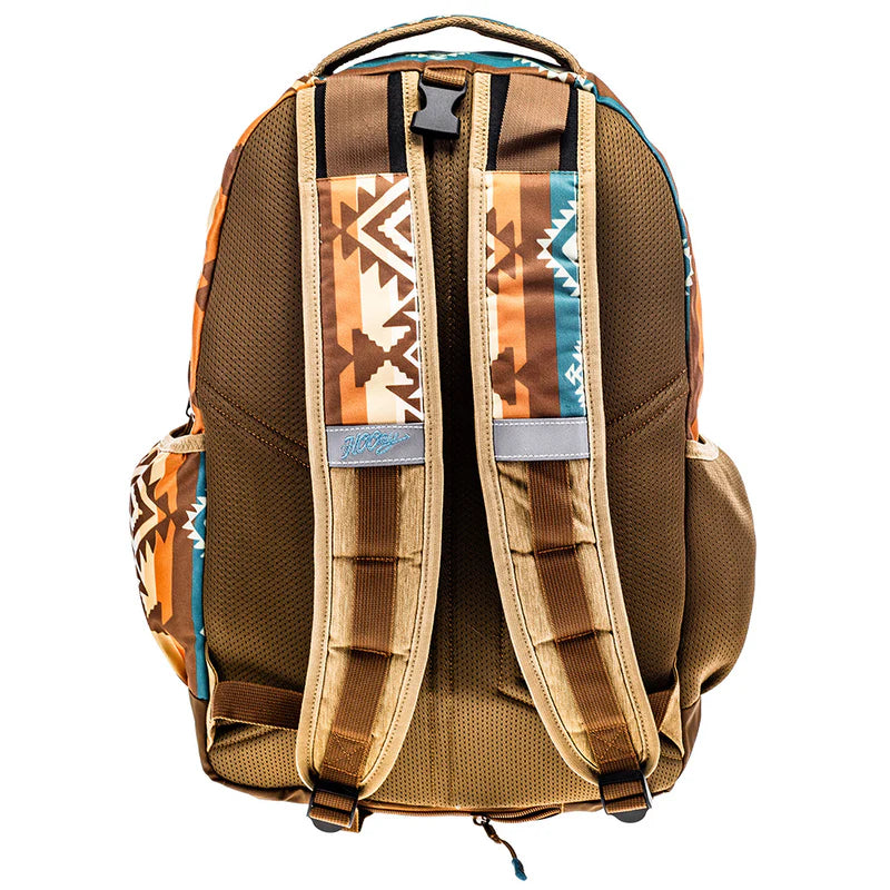 Hooey Ox Aztec Print Backpack- Brown