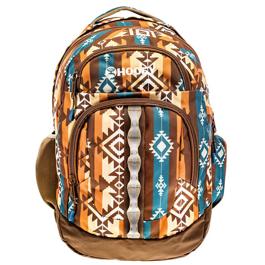 Hooey Ox Aztec Print Backpack- Brown