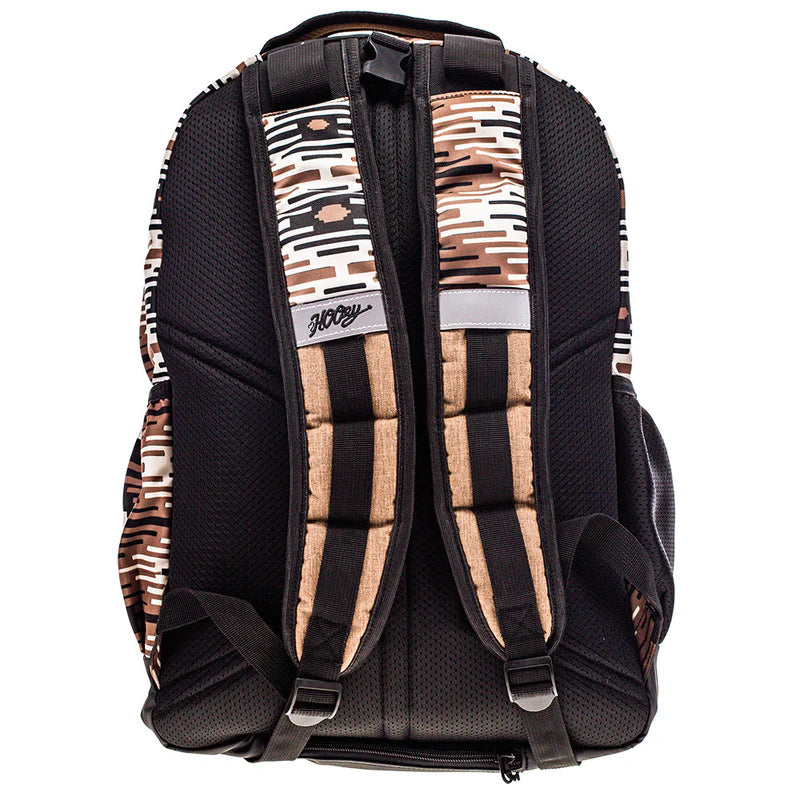 Hooey Ox Aztec Print Backpack-Tan/Black