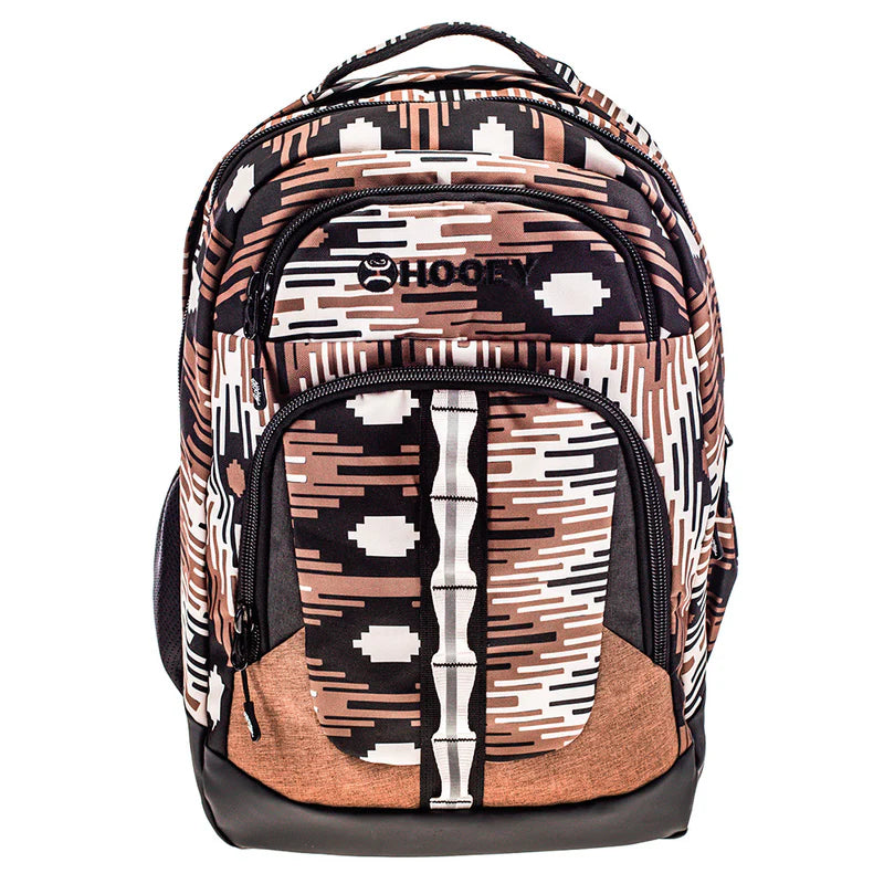 Hooey Ox Aztec Print Backpack-Tan/Black