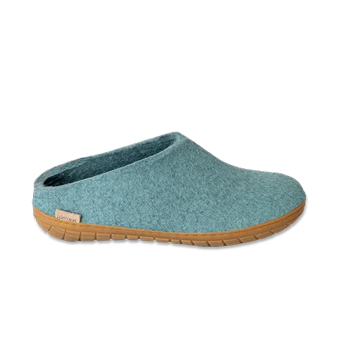 Glerups Slip-On Rubber Sole Shoes - North Sea