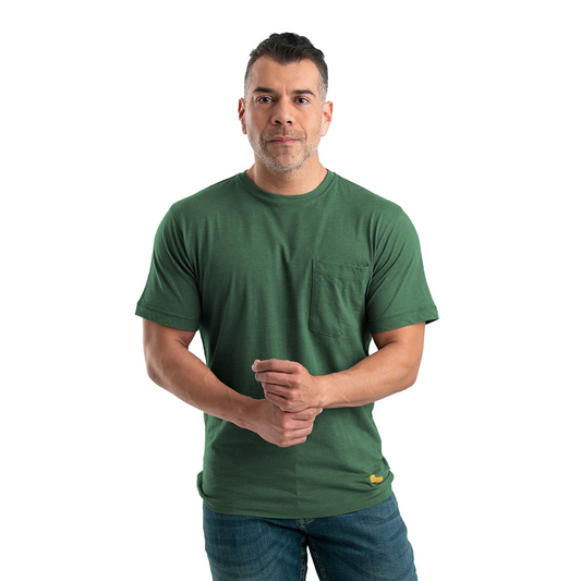 Berne Men's Lightweight Performance T-Shirt - Pine