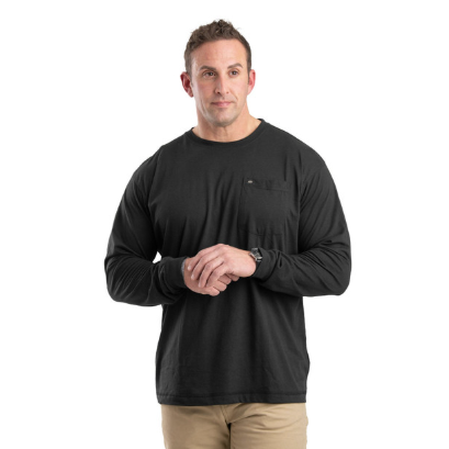 Berne Men's Performance Long Sleeve Pocket T-Shirt - Irvine Tack & Western Wear