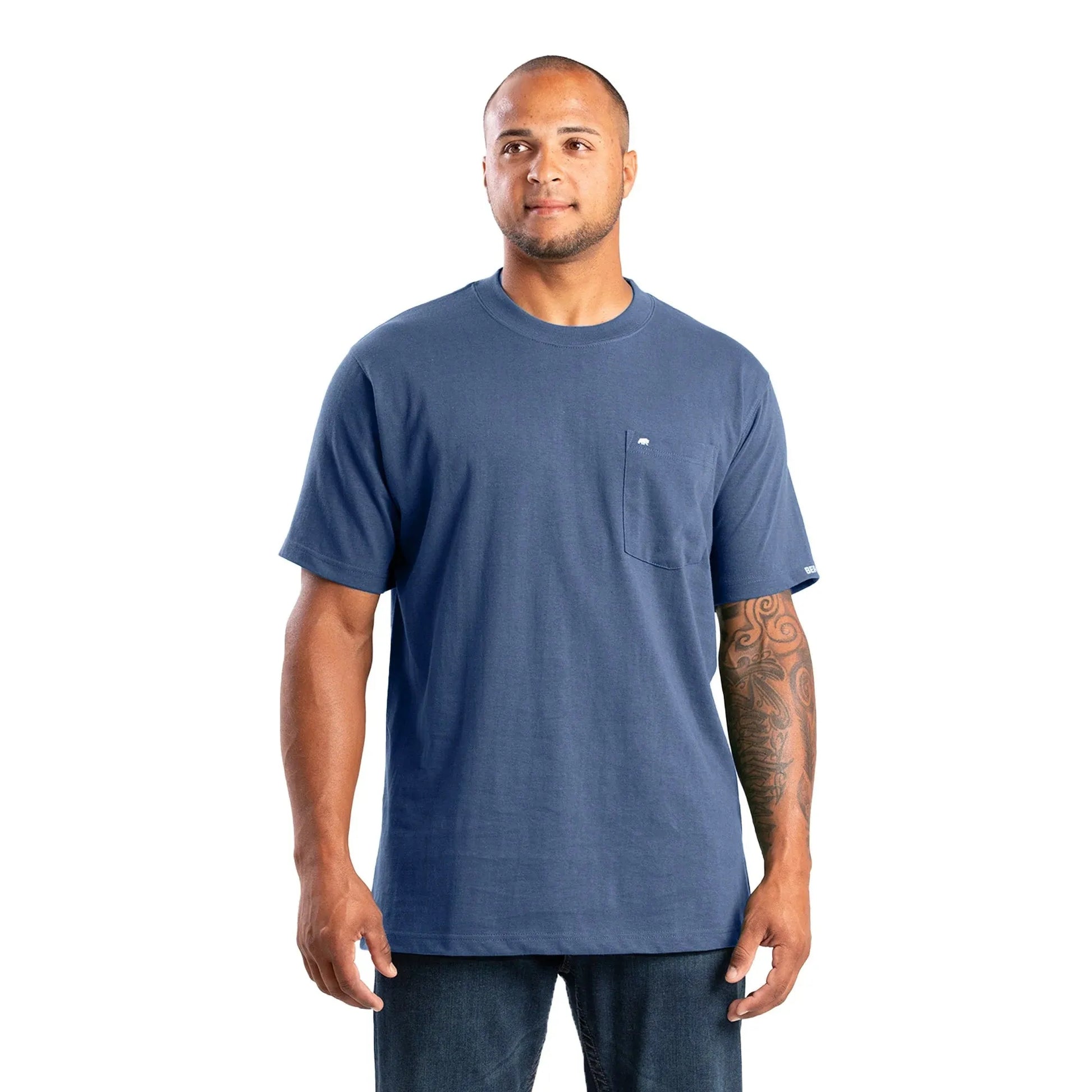 Berne Men's Highland Heavyweight Pocket T-Shirt - Irvine Tack & Western Wear