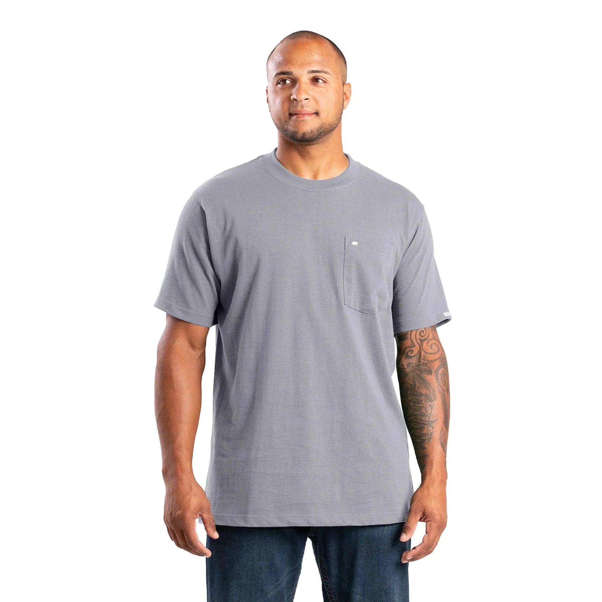 Berne Men's Highland Heavyweight Pocket T-Shirt - Irvine Tack & Western Wear