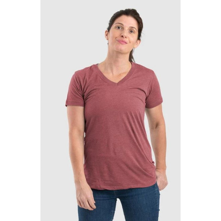 Berne Womens Performance V-Neck T-Shirt - Assorted Colours
