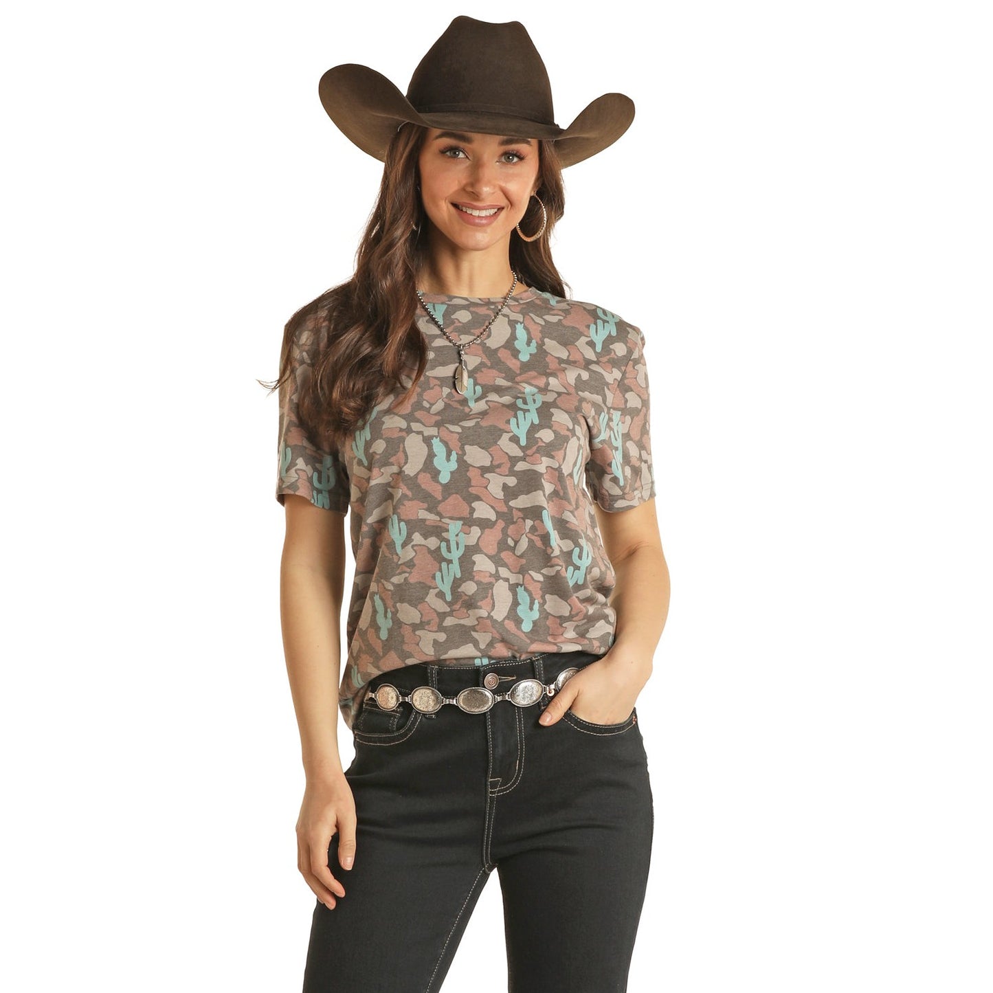 Rock & Roll Unisex All Over Print Tee - Black