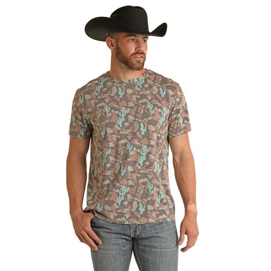 Rock & Roll Unisex All Over Print Tee - Black