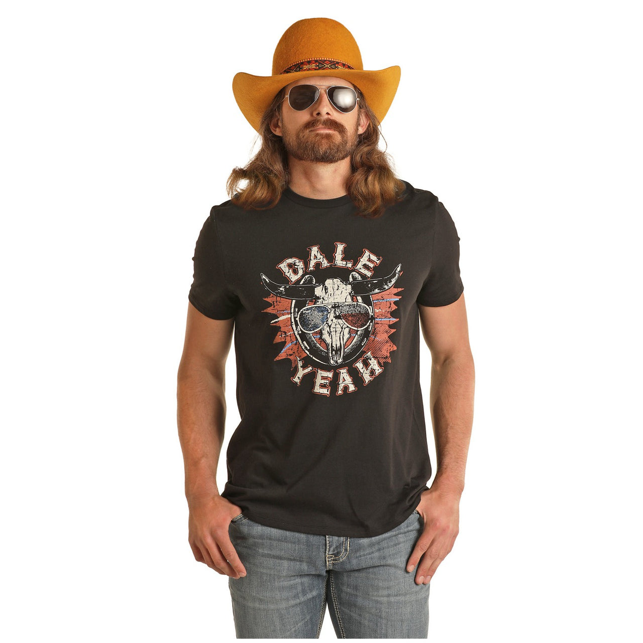 Rock & Roll Unisex Dale Brisby Graphic Tee - Black