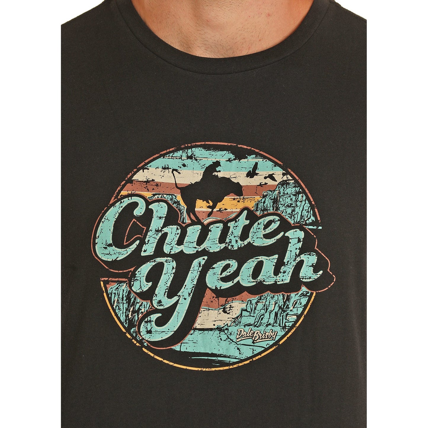 Rock & Roll Unisex Dale Graphic Tee - Black