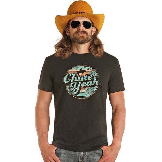 Rock & Roll Unisex Dale Graphic Tee - Black