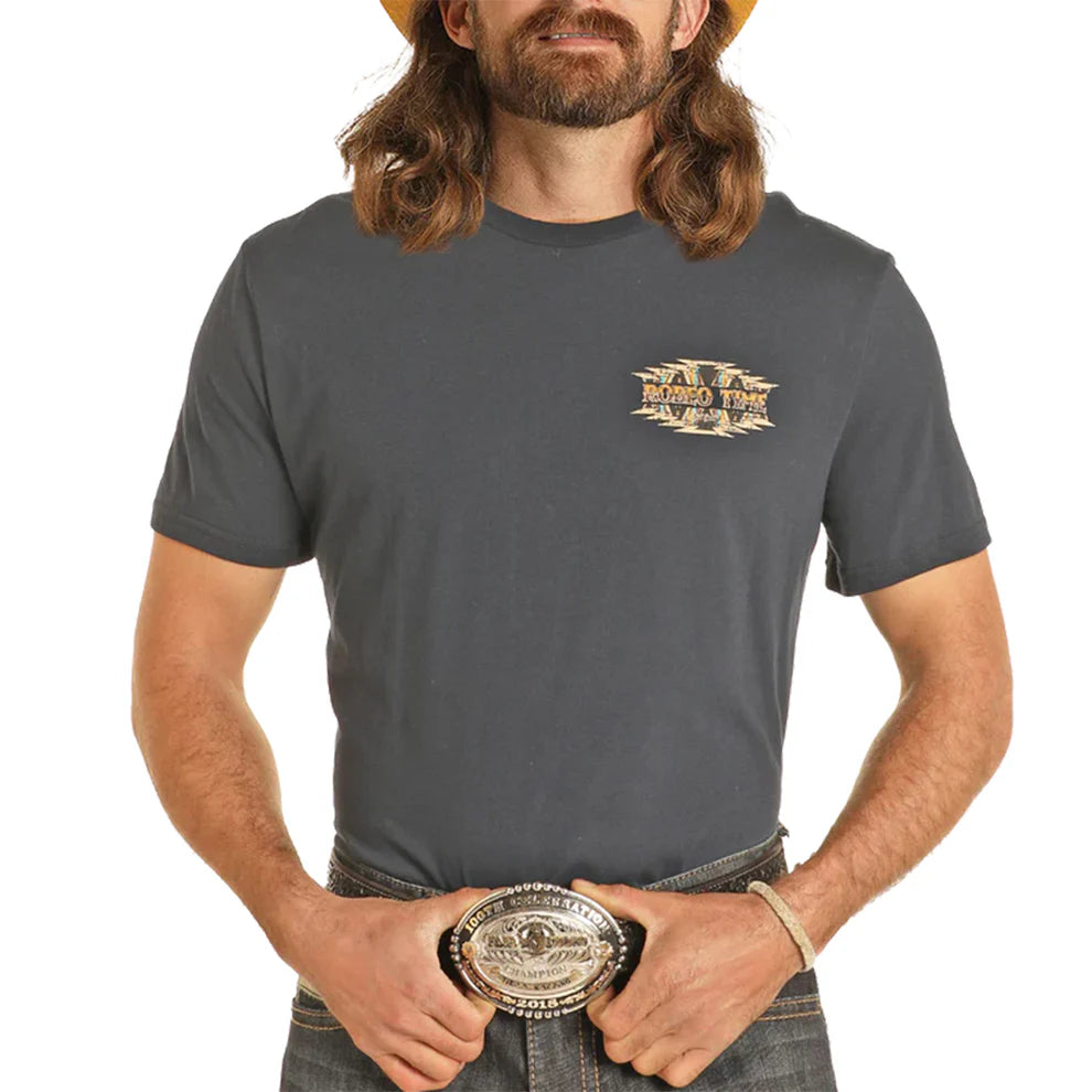 Rock & Roll Unisex Dale Rodeo Time T-Shirt - Navy