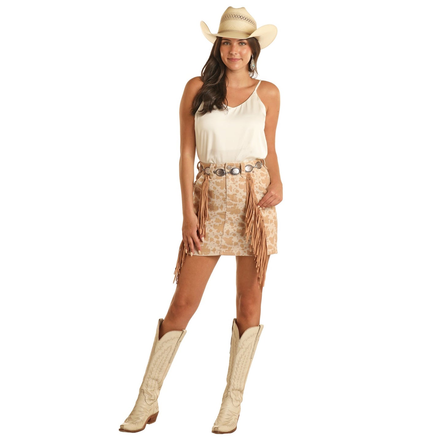 Rock & Roll Women's Skirt - Cowhide