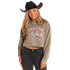 Rock & Roll  Women's Long Sleeve Pullover- Forest Green