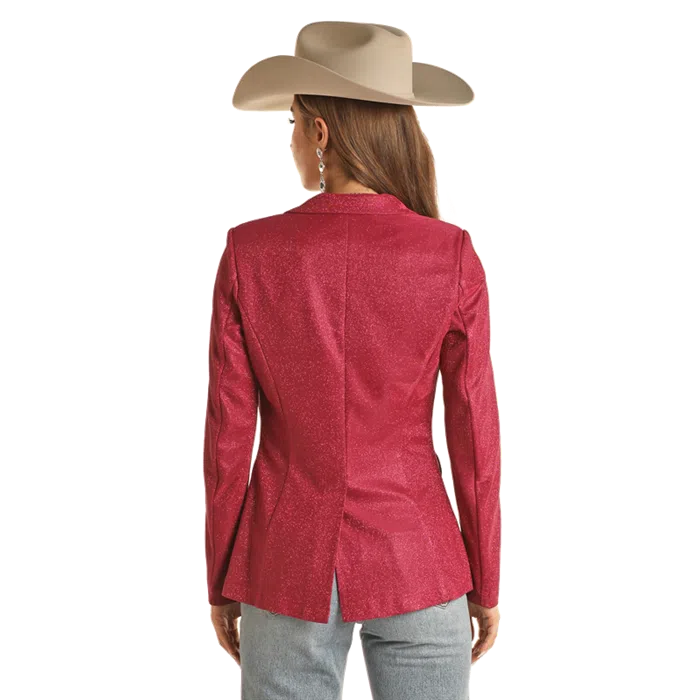 Rock & Roll  Women's Long Sleeve Iridescent Blazer - Assorted Colours