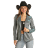 Rock & Roll  Women's Long Sleeve Iridescent Blazer