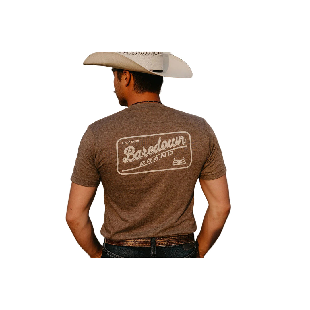 Baredown Brand T-Shirt - Moonshine Brown