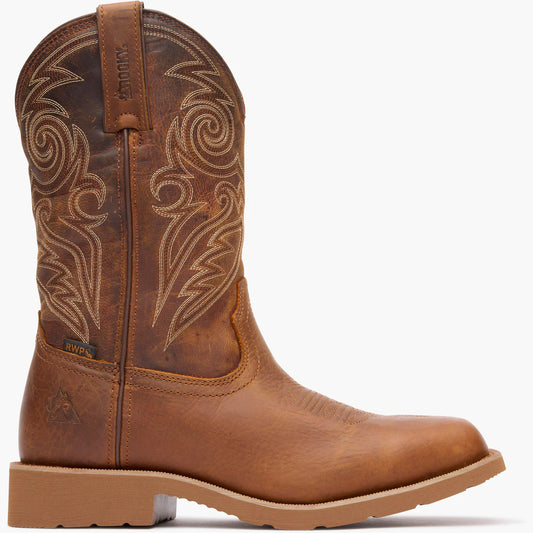 Rocky Monocrepe Men's 12" Waterproof Western Boot - Tobacco