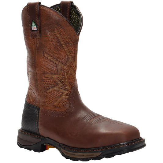 Durango Men's Maverick XP CSA 11" Ventilated Steel Toe Western Boot - Tobacco