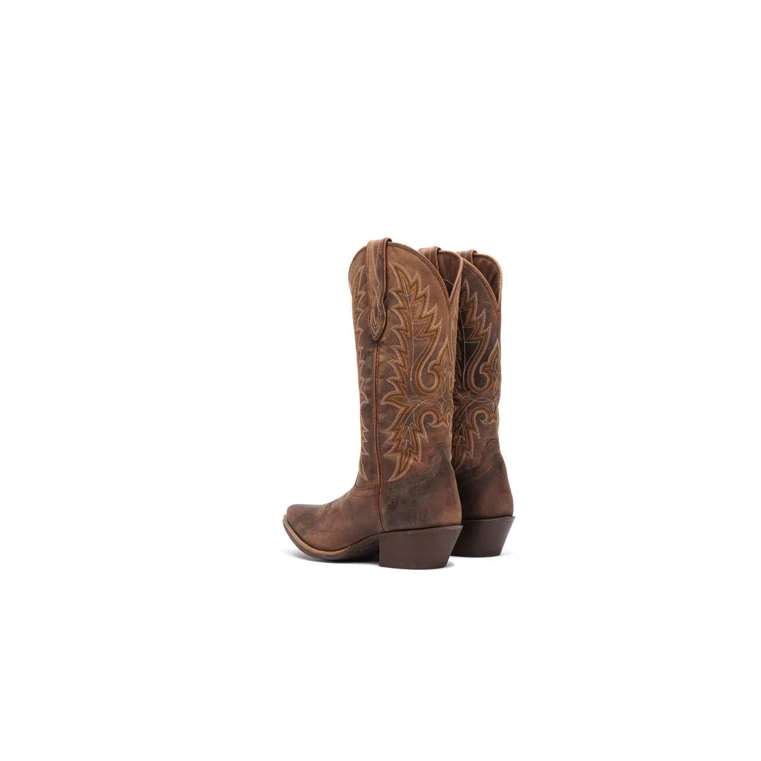 Durango Women's Shyloh 13" Sniptoe Western Boots - Brown